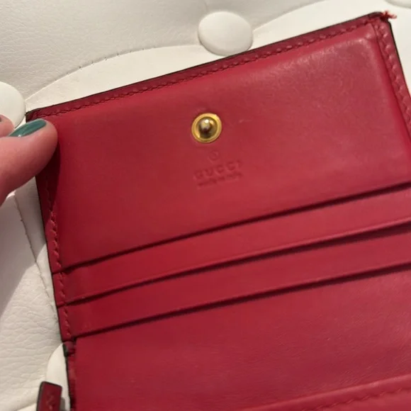 Gucci Supreme GG Cherry Wallet-VGUC - Picture 6 of 12